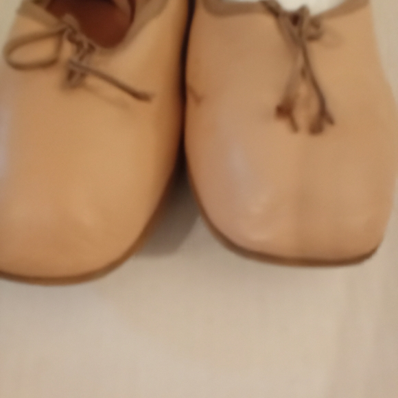 Doen Pale Pink Leather Women's Ballet  Flats with Bow Detail SiZe 8 - Picture 7 of 7